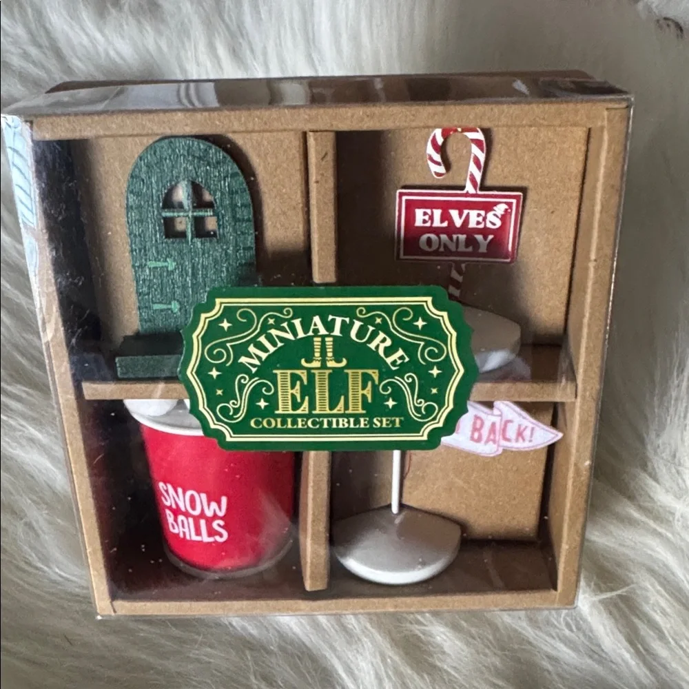NIB Target Miniature Elf Collectible Set
